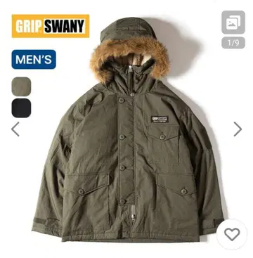 GRIP SWANY 남성용 다운 자켓 올리브