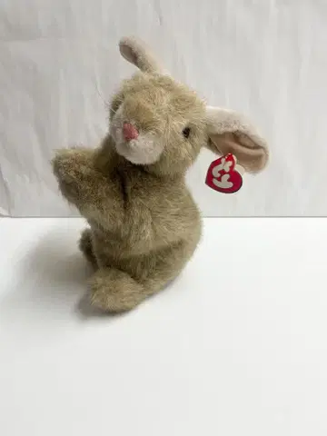 새상품 TY 봉제 인형 토끼 비니 버디즈 브라운 토끼