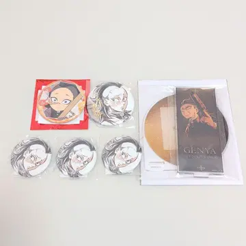 시나즈가와 겐야 묶음 (캔뱃지, 아크릴 코스터)