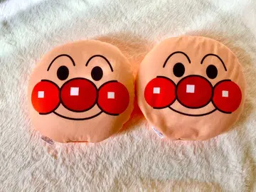 출동! 호빵맨 페이스 쿠션 2개 세트