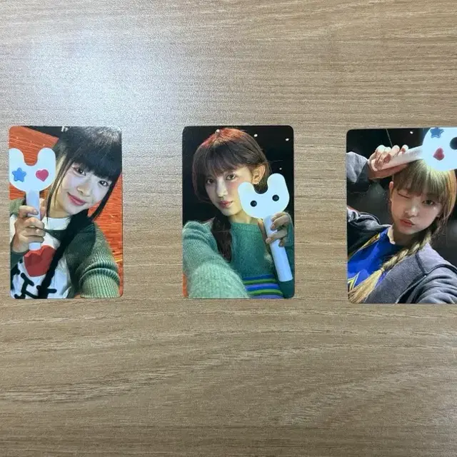 [가격제안 가능] 뉴진스 응원봉 포카 일괄