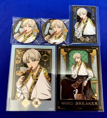 WINDBREAKER 옥좌 카지 렌 캔뱃지/브로마이드/아크릴 카드 5종