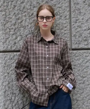 hazyl 디자인 버튼 셔츠