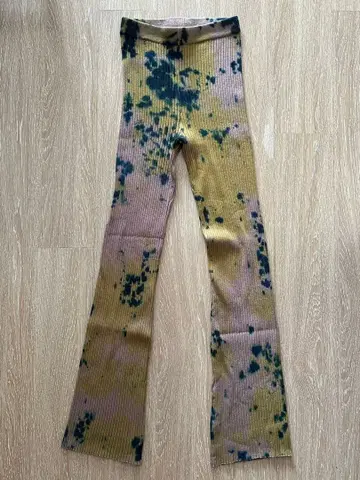 DYE 타이다이 패턴 플레어 팬츠