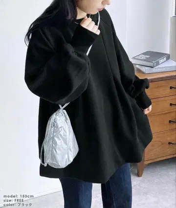 [ 미사용 새상품 ] 레카 속기모 턱 A라인 풀오버