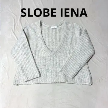 IENA 슬로브 이에나 모헤어 울 니트 스웨터 V넥 루즈핏