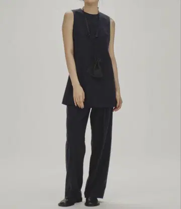 todayful stripe tuck trousers & tunic