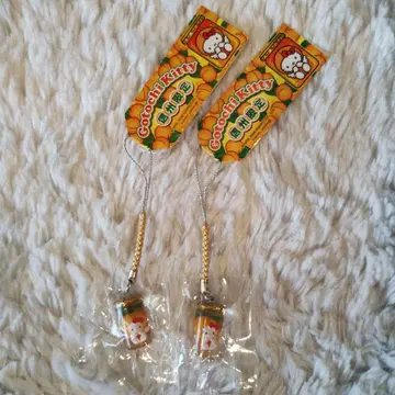 지역 한정 키티 신슈 한정 살구병 천사 2개 세트 끈 스트랩 레어