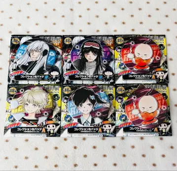 아마노 아키라 전시회 한정판 원작 컬렉션 캔뱃지 스쿠알로 레어 세트