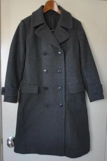 Theory 피코트 더블 브레스트 코트 P