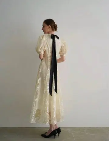 [ Acka. ] lace flare dress