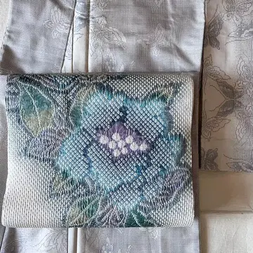 후지무스메 키누타야 파란 동백꽃이 아름다운 나고야 오비 총조임