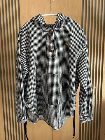 펠리시모 도라에몽 깅엄 후드티 상의 M