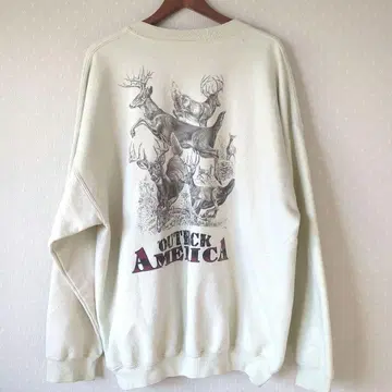 레어 OUTBACK AMERICA BIG 사이즈 풀오버 애니멀