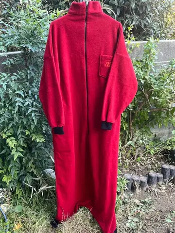 진품 vintage Momonga fleece all in one