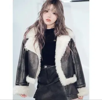 MURUA 무스탕 자켓 브라운