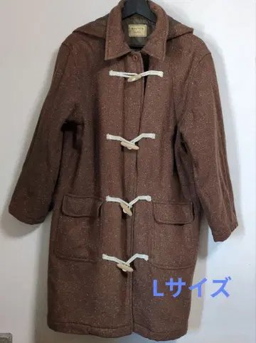 NON-NON 더플 코트 브라운