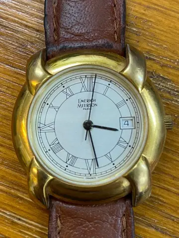 EMERICH MEERSON 골드 손목시계 프랑스제