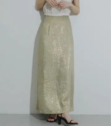 [택 포함 새상품] 센스 오브 플레이스 하쿠 프린트 플레어 스커트