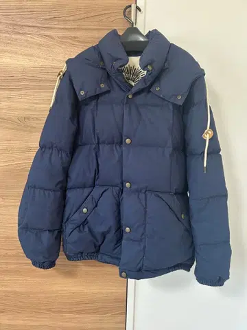 SIMPLICITE PLUS 네이비 다운 자켓 후드 부착