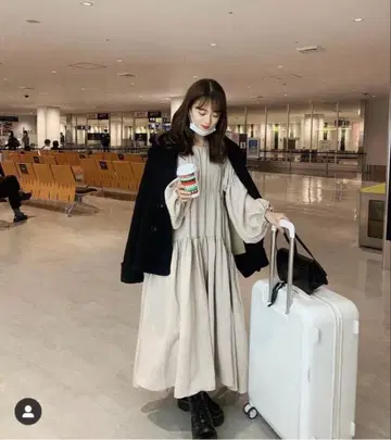 pinue 티어드 원피스