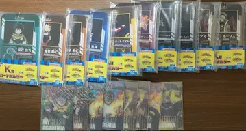 히로아카 제일복권 더 멀리 J상 아크릴 거울 카드 K상 카드 홀더 세트