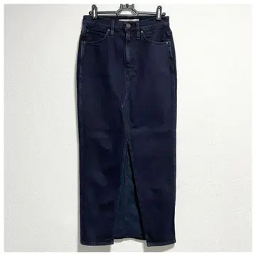 미사용 새상품 HUDSON 여성용 데님 스커트 롱 타이트 슬릿