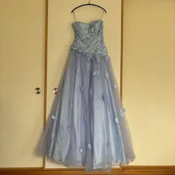 에메 퍼플 롱 드레스