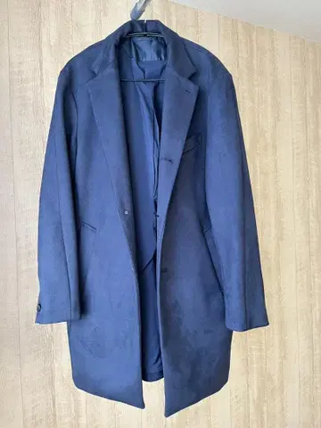 네이비 체스터 코트