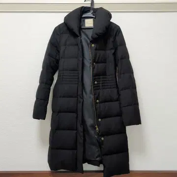 Tiara 블랙 롱 다운 자켓