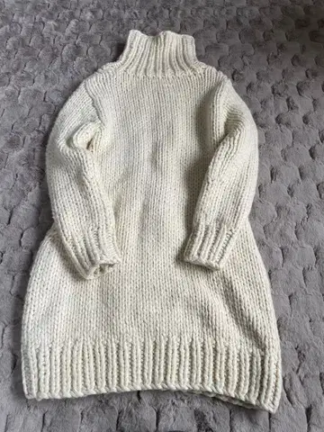 TODAYFUL 케이블 짜임 니트 원피스 36 아이보리