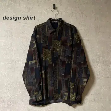 디자인 셔츠 디자인셔츠 패턴셔츠 구제 의류 올 패턴 아트 디자인