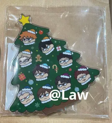 하이큐 플라자 지로리 빙글빙글 크리스마스 트리 아크릴 스탠드 아크스타