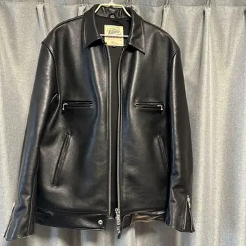 666 싱글 라이더 자켓 블랙 42 사이즈