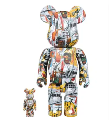 medicom toy bearbrick 400% 'BASQUIAT'