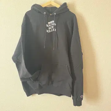 Champion 무차별 SOUND BOY KILLER 후드티 블랙