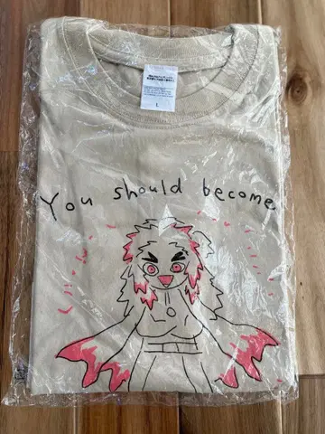 귀멸의 칼날 전집중전 렌고쿠 쿄쥬로 T셔츠 무한열차편 L사이즈