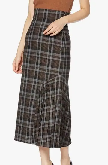 SNIDEL 스위칭 체크 스커트