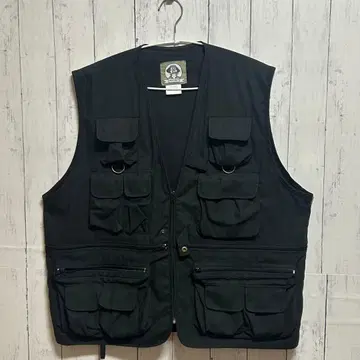 UNCLE MILTY 낚시용 조끼 L 블랙