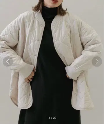 서니 라벨 퀼팅 자켓