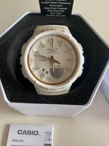 BABY-G 5520 스텝 카운트 방수 시계