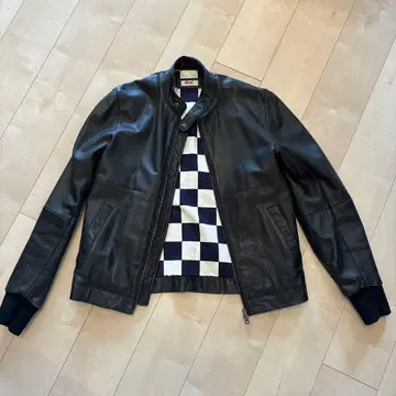 RHC 블랙 싱글 라이더 자켓 S