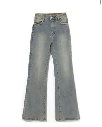 andmary Heart stitch denim 블루 베이지