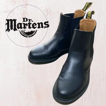 컨디션 최상 닥터마틴 10297 가죽 첼시 부츠 UK 5 사이드 고어