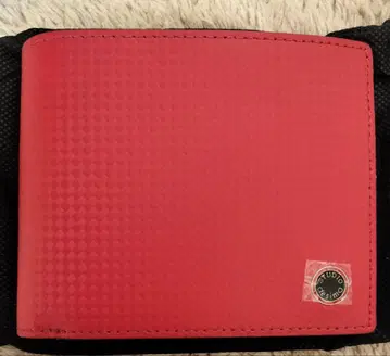 [ 미사용 ] STUDIO desimo 접이식 지갑 레드