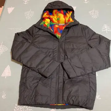 블랙 다운 자켓 M 사이즈