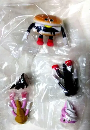 오늘만 가격 인하 플레이버스 햄버거 소프트 아이스 피규어 3종