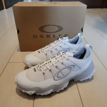 OAKLEY 화이트 엣지플렉스 스니커즈 박스 포함