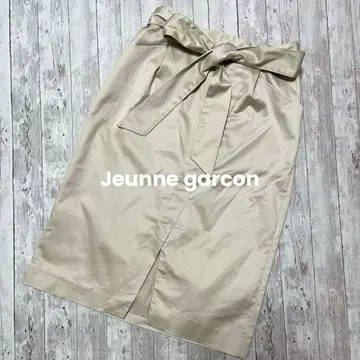 새상품급 Jeunne garcon 준 가르송 스커트 리본 광택