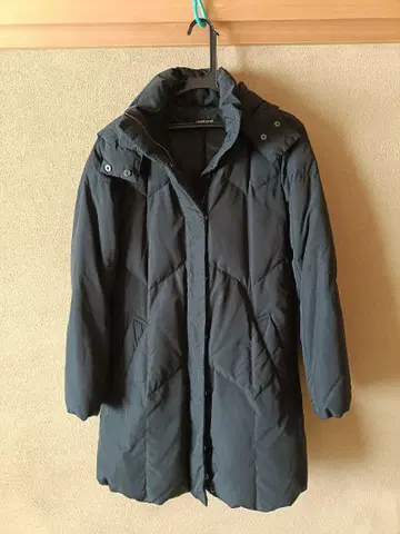 LAUTREAMONT 후드 부착 다운 자켓 38 블랙